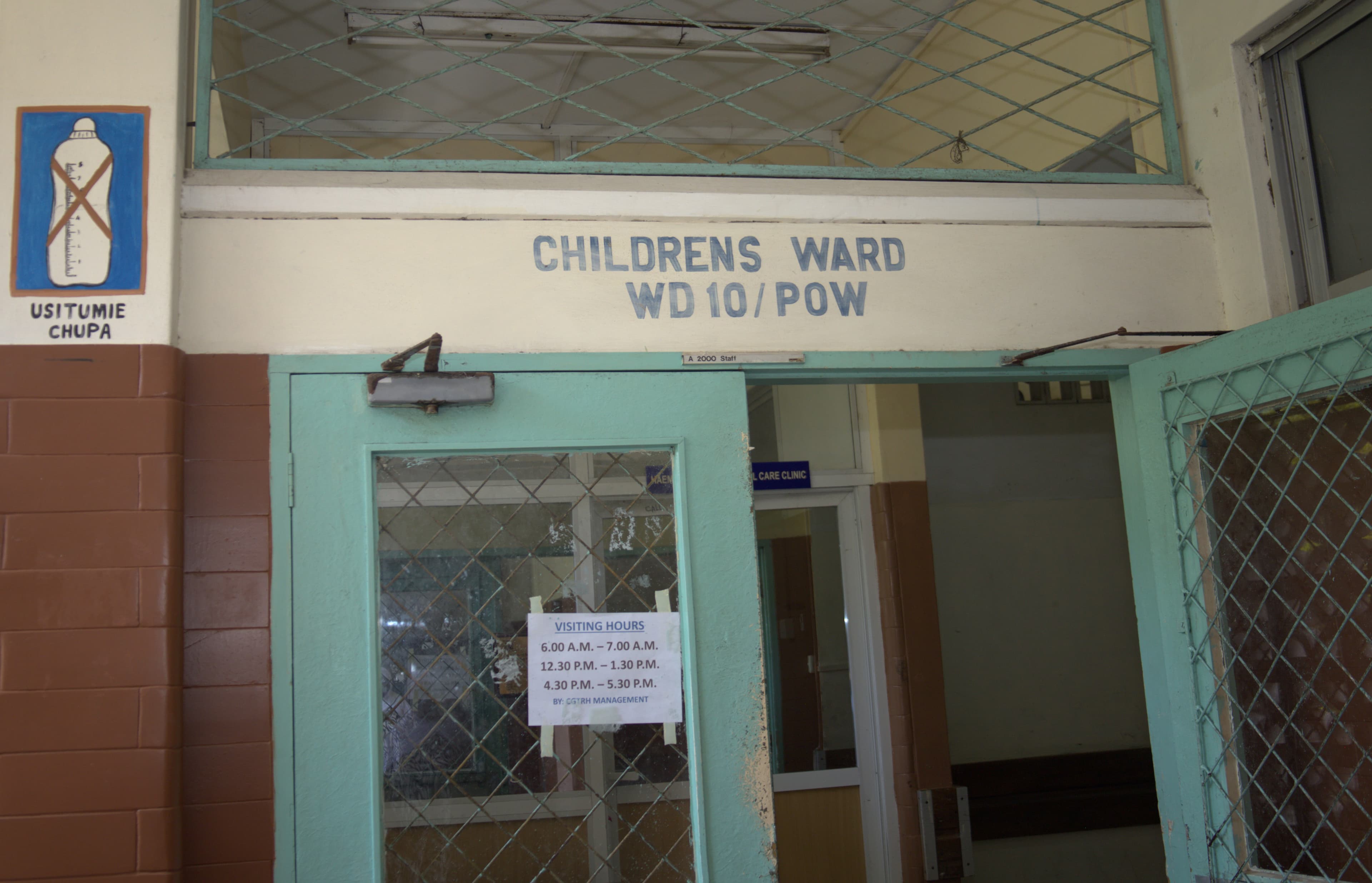 The pediatric ward at Coast General Hospital